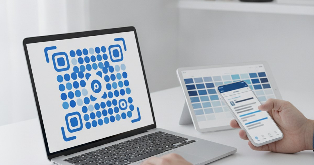 Customizing the colors and style of a QR code in a browser-based builder