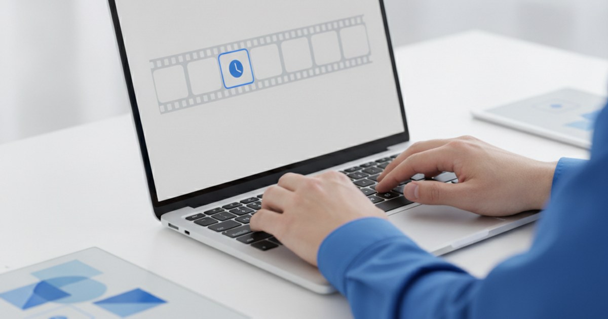 Building a GIF frame by frame with custom timing on a laptop