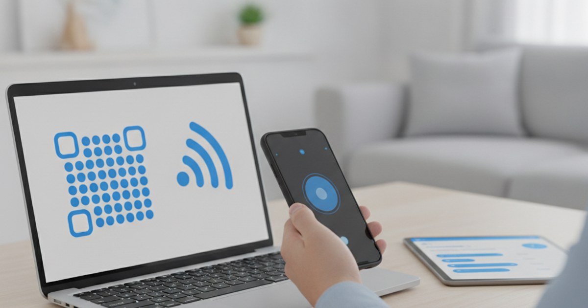 Generating a QR code that lets a phone join a wifi network without typing the password