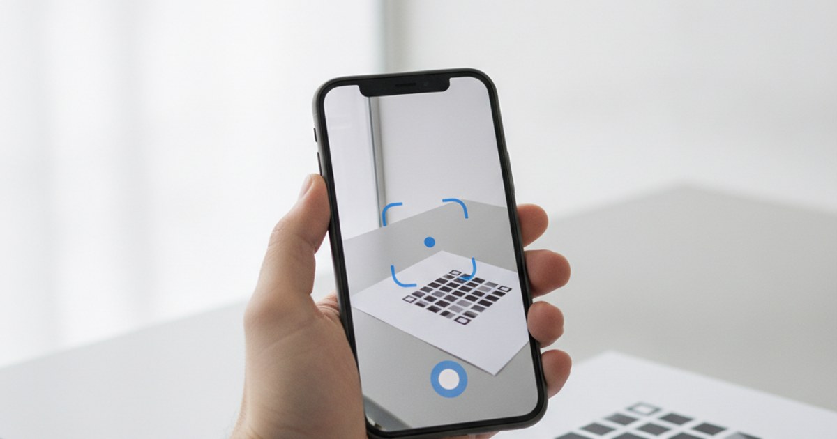 Testing a QR code with a phone camera before sending it to print